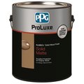 Ppg Proluxe Rubbol Solid Wood Finish, LowLuster, Light Base, Liquid, 1 gal, Can SIK710-110/01